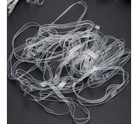 KBNIAN 40 Pcs Rubber Bands, Transparents Large Thick Rubber Bands Thick Elastic Bands Heavy Duty Trash Can Bands Stretchable Strong Elastic File Bands for School Home Office Trash Can/File Folders