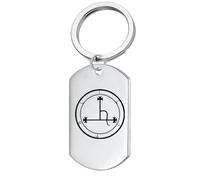 KBNSUIAN Stainless Steel Powerful Sigil of Lilith Amulet Keychain, Women's Power Independence Wisdom Feminist Symbolic Keyring, Pagan Satan Queen Lilith's Protection Gifts for Women