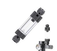 Kbnuetyg CO 2 Regulator Aquarium - Bubble Counter with Check Valve, Carbon Dioxide Diffuser Controller | Aquatic Plant Cultivation Booster Accessory for Fish Tank Pumps Filters aquascap Systems