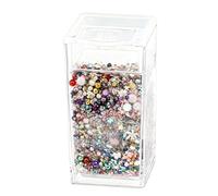 Kbnuetyg Crystal Art Storage Box | Crystal Organizer for Nails Transparent - Painting Organizer with Rhinestones, for DIY Enthusiasts Adults Beginners Artists