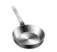 Kbnuetyg Egg Pan | Stainless Steel Cooking Utensils for Frying | Frying Pan, for Home, Apartment, Kitchen, Restaurant, Farm, Camping, Picnic and Barbecue