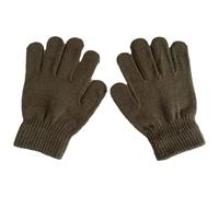 KBOLAE 1 Pair Kids Gloves Simple Style Outdoor Comfortable Boys Girls Hand Warming Covers Toddler Glove for Winter Armygreen