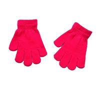KBOLAE 1 Pair Kids Gloves Simple Style Outdoor Hands Warmer Boys Girls Hand Warming Covers Solid Color Toddler Glove for Winter Rose red