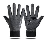 KBOLAE 1 Pair Nonslip Glove Portable Waterproof Gloves Motorcycle Outdoor Cycling for Backpacking Hiking Climbing Ski Gray XXL
