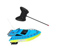 KBOLAE 1 Set RC Racing Boats Simple Operation Streamline Remote Control Ship Durable Lightweight Powerful Hand-Controlled Yacht Style 2, Blue