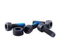 KBOLAE 4 Pcs Bike Disc Brake Mount Adapter Steel Screws with Washers M6 x 18mm