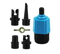 KBOLAE 5 Pcs SUP Pump Adaptor Inflatable Boat SUP Compressor Paddle Board Pump Adapter blue