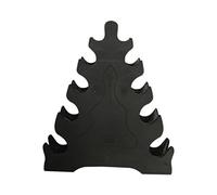 KBOLAE A Frame Dumbbell Rack Stand Only-5 Tier Weight Rack for Dumbbells Home Gym, Black