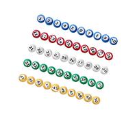 KBOLAE Bingo Ball Durable Universal Tally Ball for Nights Parties Large Group Games 1 TO 50