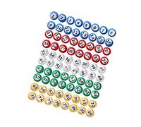 KBOLAE Bingo Ball Durable Universal Tally Ball for Nights Parties Large Group Games 1 TO 80