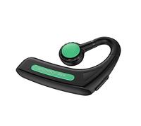 KBOLAE Bone Conduction Headphones Headset for Cycling Sport Jogging Outdoor Indoor Black and Green, 2.64x2.05x0.39 In