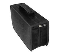 KBOLAE CD DVD Case Holder Organizer Game Disc Wallet Holder DVD Storage Bag Black