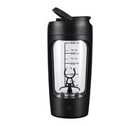 KBOLAE Electric Protein Shaker Bottle Portable Mixer Cup for Milk Milkshakes Coffee black, 20x9.2x9.2cm