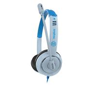 KBOLAE Kids Headphones 3.5mm Wired On-Ear Children Headset 4 Pole 3.5mm Blue Gray