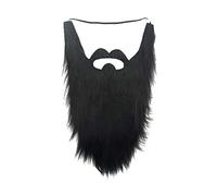 KBOLAE Long Beard Costume Adult Kids Dwarf Gnome Beard for Festive Party Supplies Black, 40 x 21cm