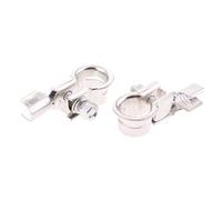 KBOLAE Pair Car Battery Terminal Clamp Clip Connectors Brass Casting Copper