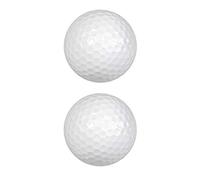 KBOLAE Portable 2 Pcs Rubber Golf Balls Indoor Outdoor Practice Training Aids Sports