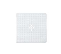 KBOLAE PVC Bathroom Mat Suction Floor Pads Shower Washable Solid,Clear | PVC material,lightweight,durable,nonslip suction back,foot massage,54x54cm,for bathroom,bathtub,hotel,soft
