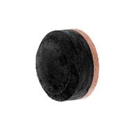 KBOLAE Replacement Artificial Pigskin Pool Cue Tips Brown 14mm Medium
