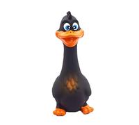 KBOLAE Rubber Chicken Screaming Shrilling Puppy Chewing Squeeze Brown 17x6cm
