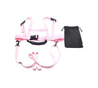 KBOLAE Ski and Snowboard Harness Trainer for Kids Teaching Ski Ski Shoulder Harness Pink, 30-52cm