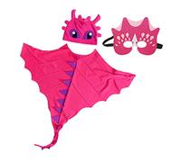 KBOLAE Toothless Dragon Costume Cosplay for Halloween Gifts Toys Dinosaur Dress up, red