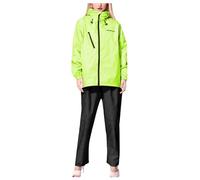 KBOPLEMQ Women's Waterproof Rain Suit Jacket & Trousers Set - Black - Regular (AS8)