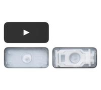 KBRPARTS Replacement Arrow Keycaps with Scissor Clip Hinge for MacBook Pro/Air A2251 A2289 A2338 A2141 A2337 A2179 A2442 A2485 A2681 Series Keyboard, Right Arrow