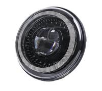 KBSXCGHD Motorcycle Spotlights FIt For Harley Davidson7 Led Dragon Eye Design White Drl Motorcycle Turn Signal Headlights For Luces Luz Dirtbike Headlight Kit