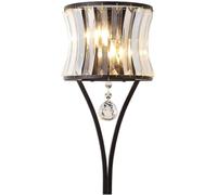 KBUUKYYXouy Crystal Wall Lamp Amen Modern Mount Light Fixture | Geometric Art Decoration Sconces Lighting Lights for Living Room Bedroom Bedside Hallway Stairway (Black) (d)(Black)