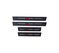 KBUYS 5pc Car Door Sill Threshold Protector Sticker Compatible With Dacia Logo Duster Spring Logan Sandero Jogger Lodgy Bigster Dokker Accessories (Color : 4PCS NEW For DACIA)