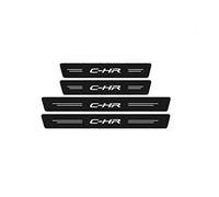KBUYS Luminous Car Door Sill Threshold Protective Trunk Bumper Guard Stickers Compatible With Toyota CHR C-HR Logo 2016 2017 2018 2019 2021 2022 (Color : 4pcs door sill)
