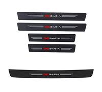 KBUYS 5pc Car Door Sill Threshold Protector Sticker Compatible With Dacia Logo Duster Spring Logan Sandero Jogger Lodgy Bigster Dokker Accessories (Color : 5PCS NEW For DACIA)