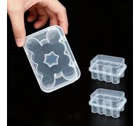 KBVASOTZ Twin-Pack 3mL Peptide Fridge Vial Organizer - 2x10 Slots Stackable