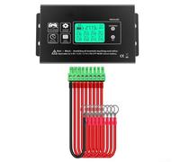 KBX058S Battery Balancer 5A Active Equalizer for 8S 3.2V Packs with LCD Display and 100cm M8 Cables Aluminum Alloy Case Heat Dissipation Industrial Use