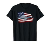 KC-135 Stratotanker Airplane US Flag T Shirt T-Shirt