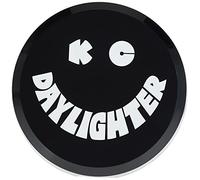 KC Hilites 5200 6" Round Black Plastic Light Cover w/White KC Daylighter Logo - Single Cover
