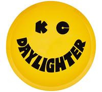 KC Hilites 5202 6" Round Yellow Plastic Light Cover w/Black KC Daylighter Logo - Single Cover