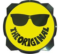 KC Hilites "6"" Pro6 Gravity Light cover - 50th Anniversary Smiley Face- Yellow/Black KC Logo (5114)