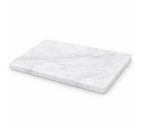 KC KULLICRAFT 8×12 Inches White Marble Cheese & Charcuterie Serving Board - Natural Marble Cutting Board & Pastry Slab with Non-Slip Feet - Premium Stone Kitchen Tray Gift.