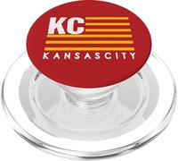 KC Red & Yellow Kansas City USA Flag Kc Red American Flag Kc PopSockets PopGrip for MagSafe