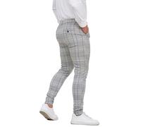 KCANAAPPAREL Mens Chinos Trousers Slim Fit Stretch Tapered Skinny Dress Pants