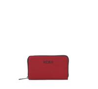 KCB Maze Large Wallet | Ideal and Practical Design | Variety of Compartments | Easy Transport | 100% Vegan, cherry, One Size, Contemporary