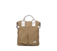 KCB Small Backpack, Durable, Perfect for Work, Travel and Everyday Use, Padded Tablet Compartment, Adjustable Handles, 100% Vegan, Light Khaki, Rucksack Backpacks