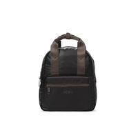 KCB Small square backpack, compact and functional design, organization and comfort, urban and modern style, adjustable handles, 100% vegan, Black, S, Casual