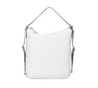 KCB Stamp Backpack | Versatility and Style | Convertible and Spacious Design | Perfect for Everyday Use | Adjustable Handles | 100% Vegan, White, Large