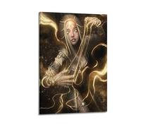 KCBCMFDS Beautiful Golden Angel Art Poster Poster Decorative Painting Canvas Wall Posters And Art Picture Print Modern Family Bedroom Decor Posters 16x24inch(40x60cm)