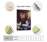 KCBCMFDS Breaking Bad Movie Poster6 Poster Decorative Painting Canvas Wall Posters And Art Picture Print Modern Family Bedroom Decor Posters 20x30inch(50x75cm)