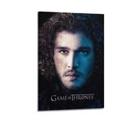 KCBCMFDS TV Show Game of Thrones Poster3 Jon Snow Poster Decorative Painting Canvas Wall Posters And Art Picture Print Modern Family Bedroom Decor Posters 20x30inch(50x75cm)