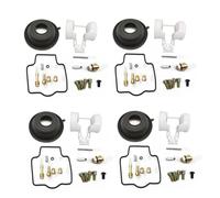KCBHSH Carburetor Kit Motorcycle Carburetor Repair Kit For K&awasaki ZXR750 1989-1995 ZXR 750 Configure Vacuum Diaphragm And Float Replacement Carb repair(4 sets)